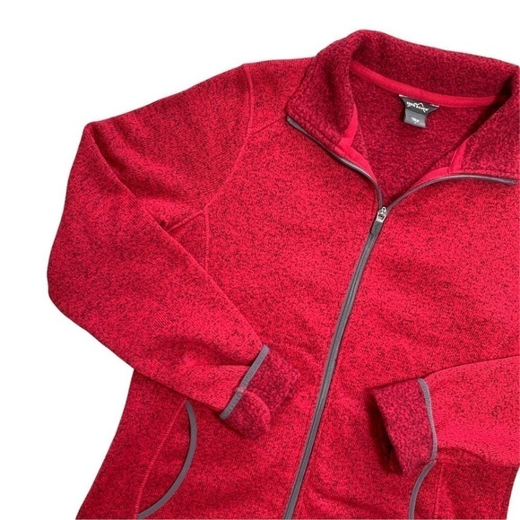 Eddie Bauer Quest Fleece Raglan Full-Zip Jacket L - Picture 3 of 17